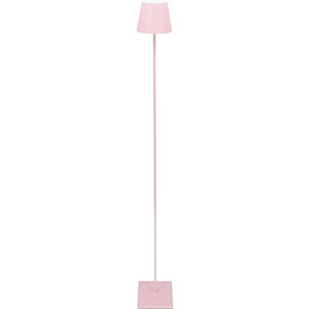 Verführerische rosa SIGOR LED Akku Stehleuchte Nuindie zur stilvollen Beleuchtung von Außenbereichen