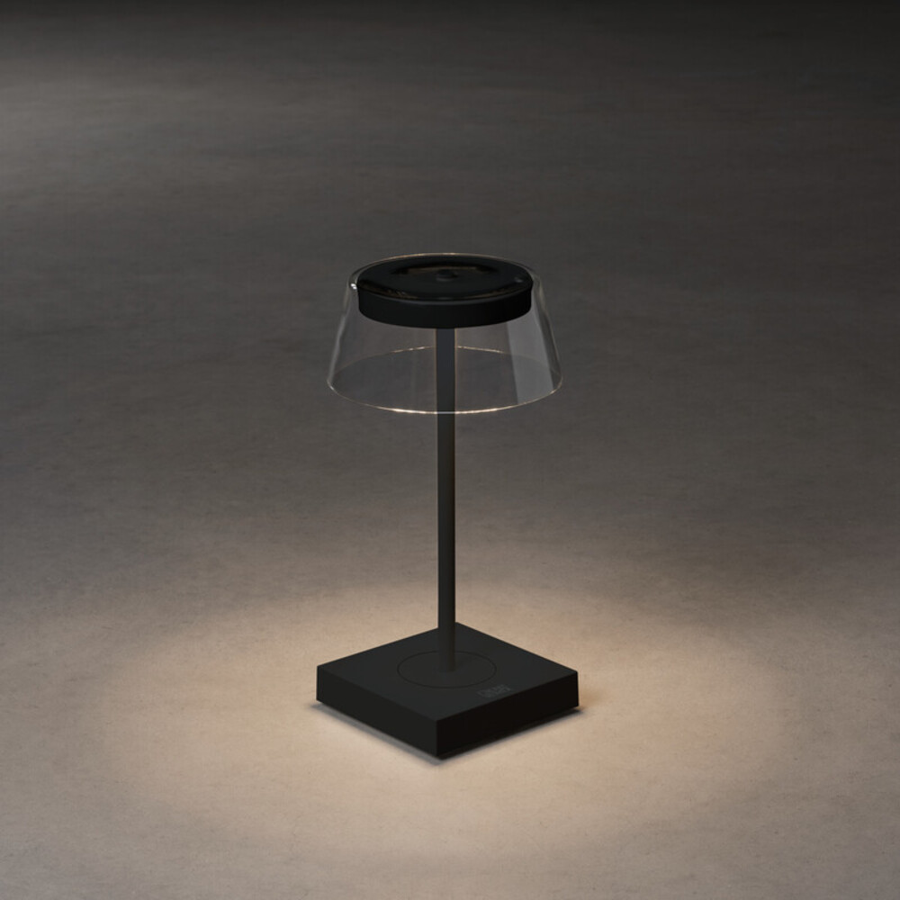 Stilvolle schwarze LED-Tischleuchte von Konstsmide