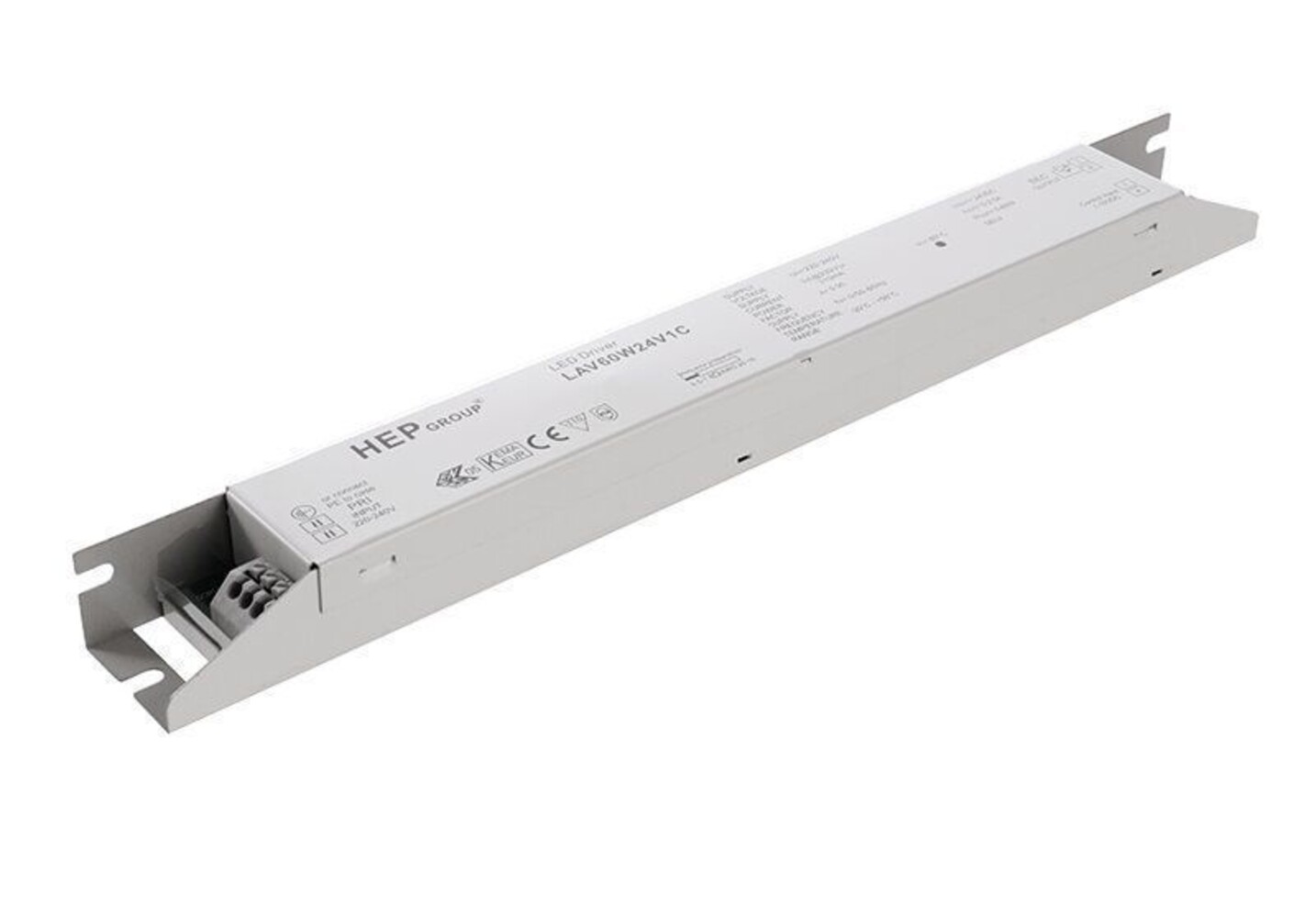 Hochwertiges, dimmbares LED Netzgerät der Marke HEP mit konstanter Spannung