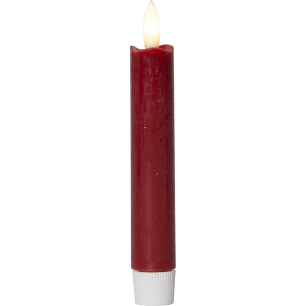 Stilvolle rote LED Kerzen im 2er Set von Star Trading