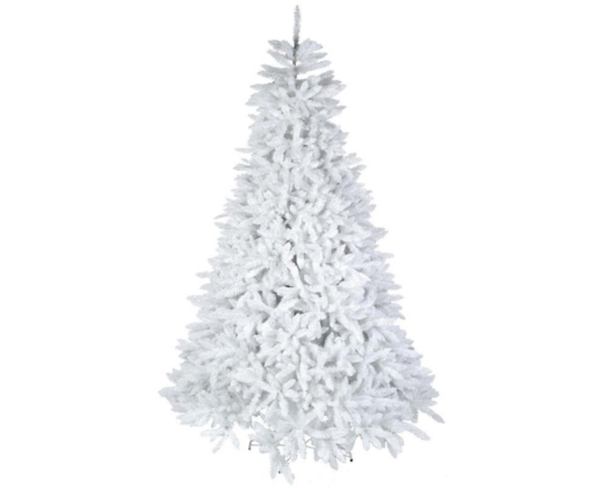 Ausladender, weißer Weihnachtsbaum der Marke Star Trading für den Außenbereich