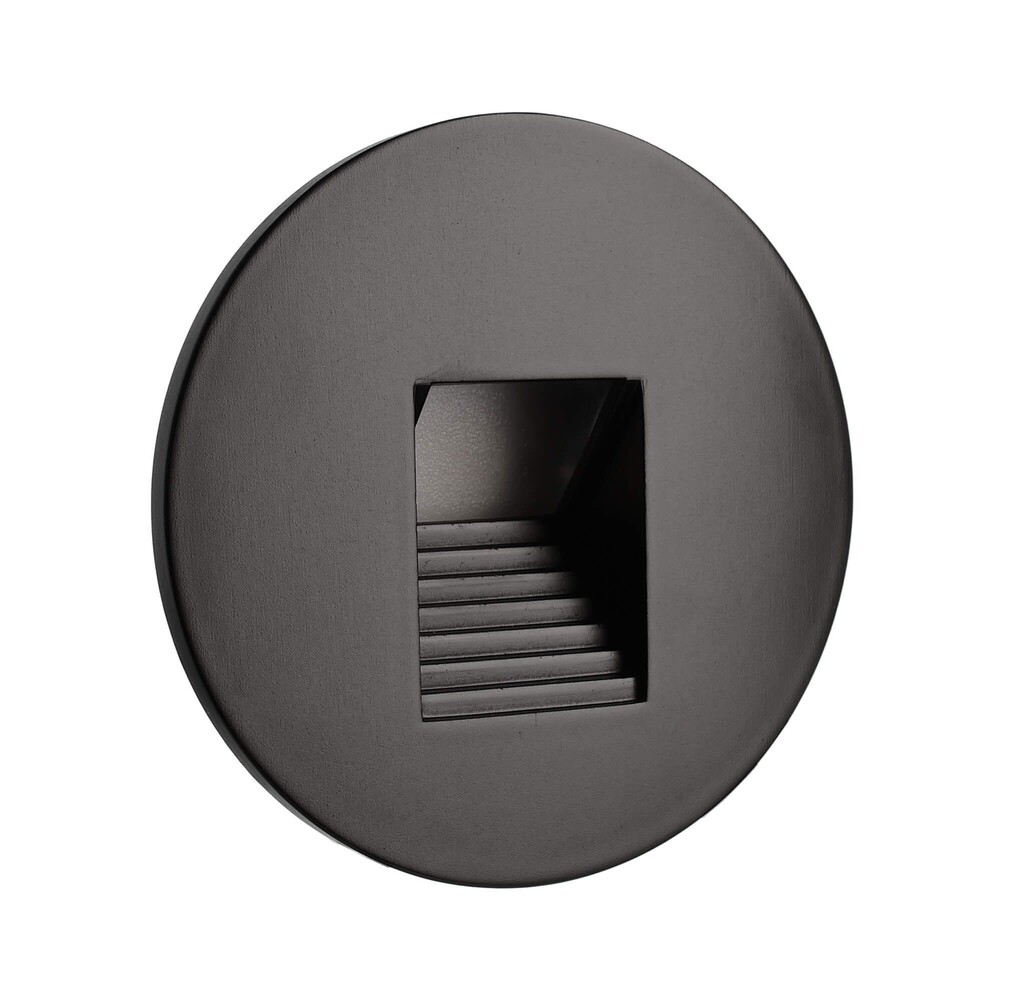 Elegante, runde Abdeckung in Schwarz von Deko-Light