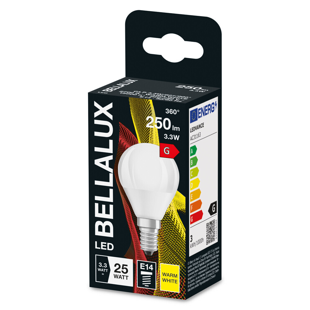 Hochwertiges Leuchtmittel von BELLALUX mit warmweißer Beleuchtung