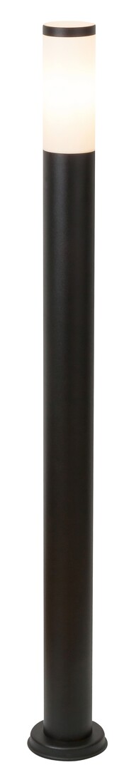 Außenstehleuchte Black torch 8148, E27, Rostfreier Stahl, schwarz-weiß, rund, Modern, ø73mm