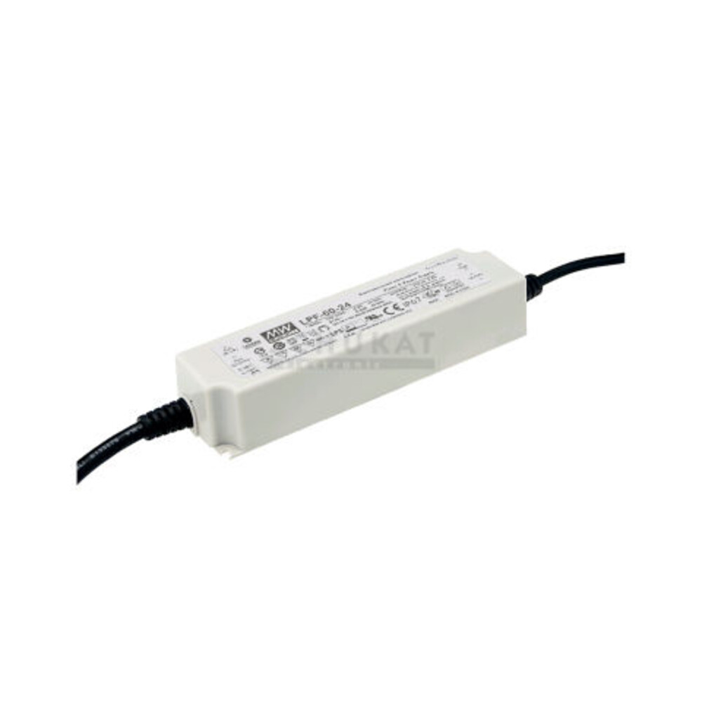 Hochwertiges und dimmbares LED Netzteil von MEANWELL mit der Schutzklasse IP67