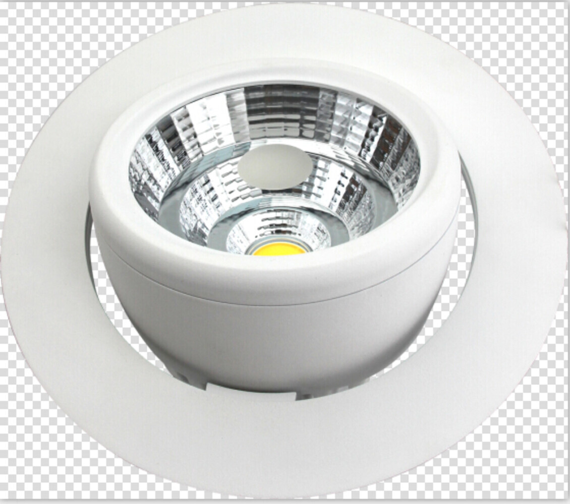 Deckenstrahler von LED Universum schwenkbarer Einbauring für LED Spots rund weiß