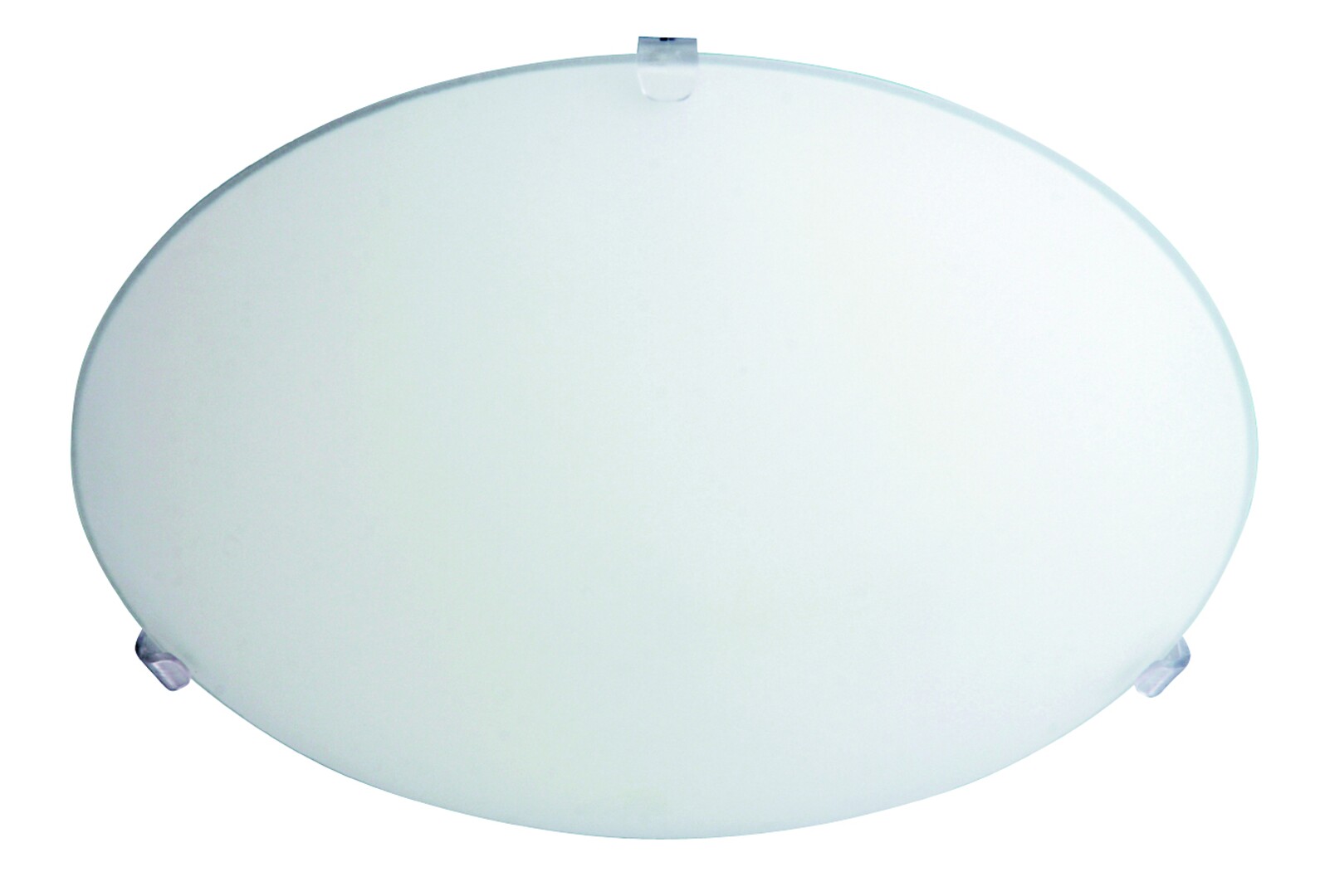 Deckenleuchte 1 Spot Simple 1803, E27, Metall-Kunststoff, weiß, rund, Standard, ø250mm