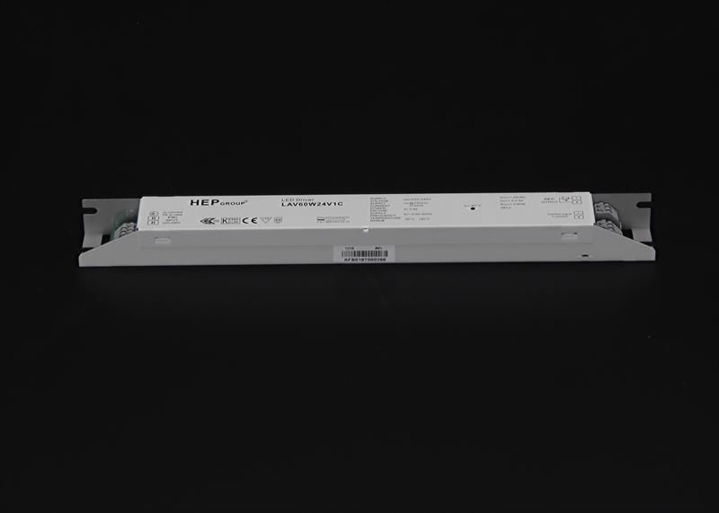 Qualitativ hochwertiges LED Netzteil der Marke HEP, mit 24V und Dimmfunktion