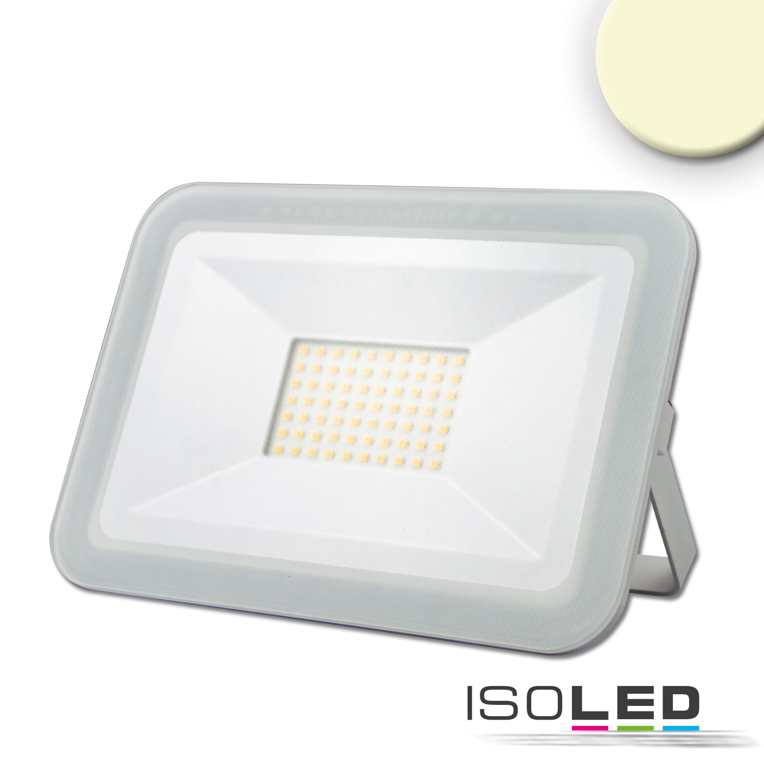 ISOLED 115110 LED Fluter Pad 50W, weiss, 3000K 100cm Kabel