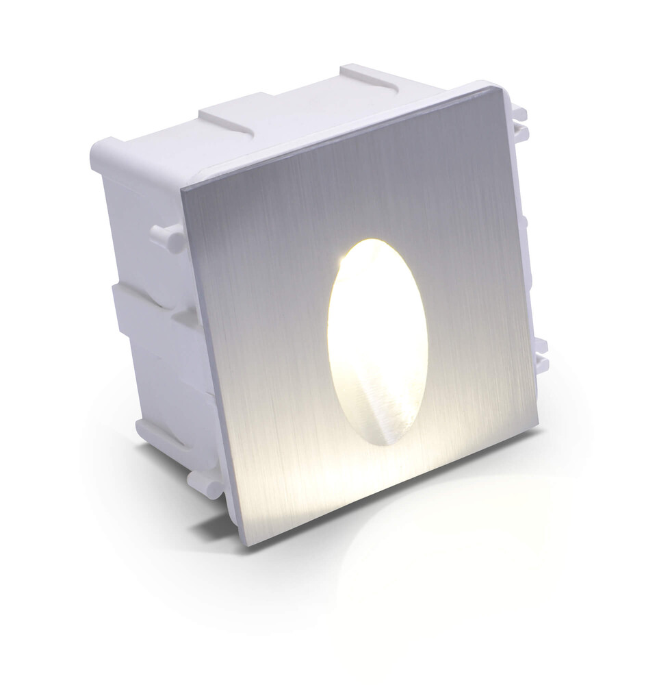 LED Universum Deckenstrahler spots, modernes, warmweißes eckiges Design, LED Beleuchtung