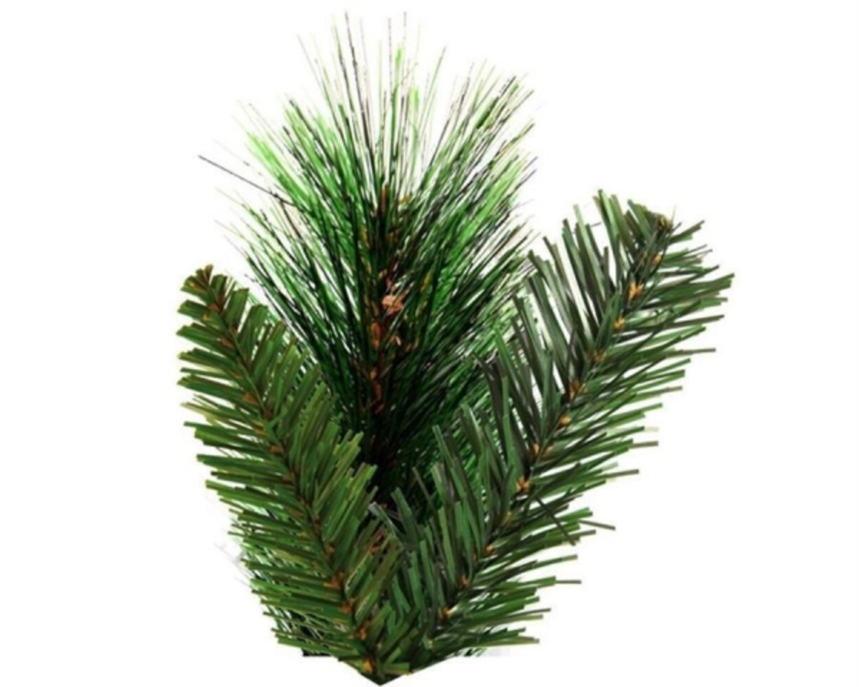 Prächtiger grüner Weihnachtsbaum von Star Trading mit eleganten Tannenzapfen