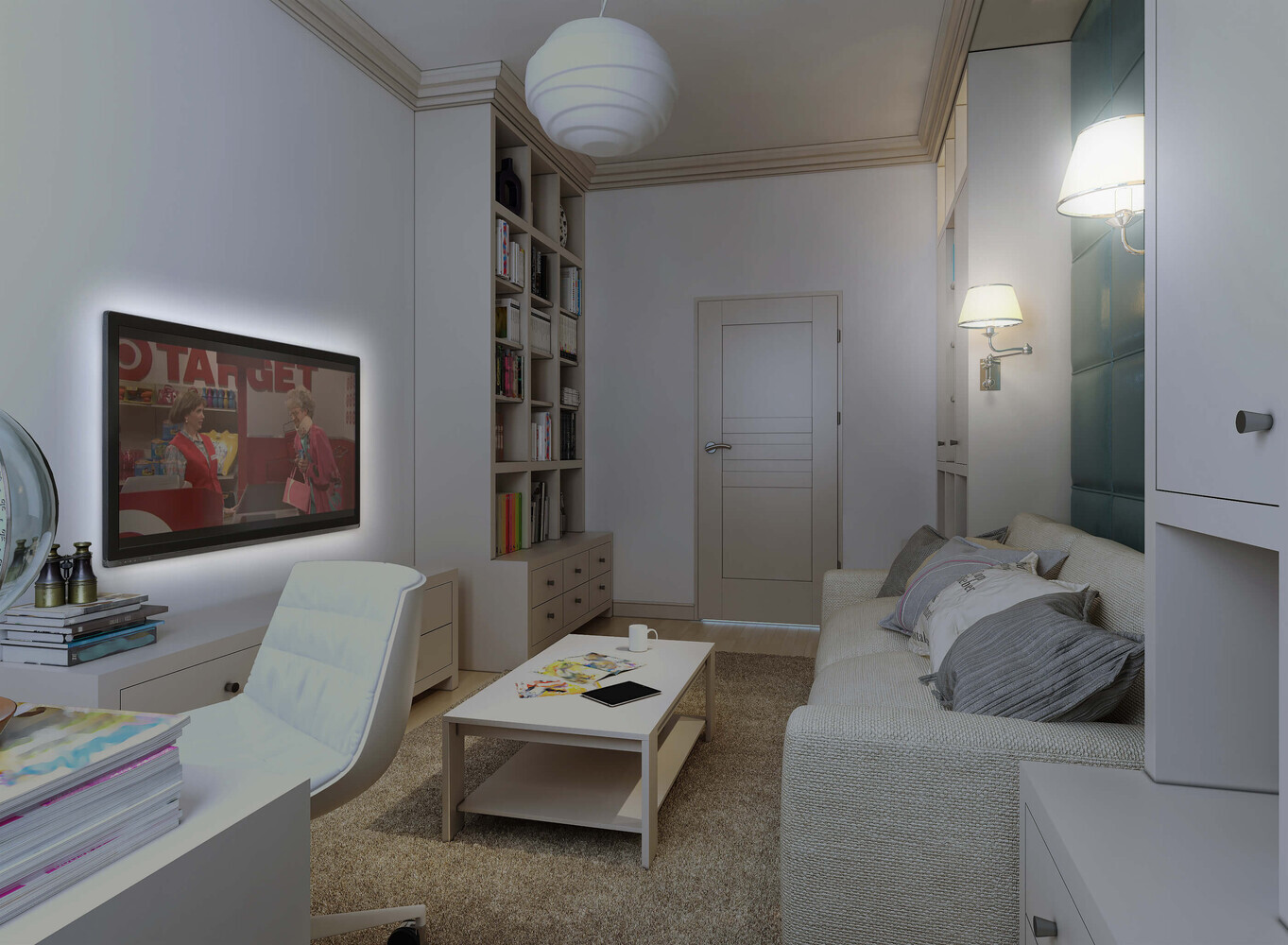 Premium kaltweißer LED-Streifen mit Smart Home Set von LED Universum