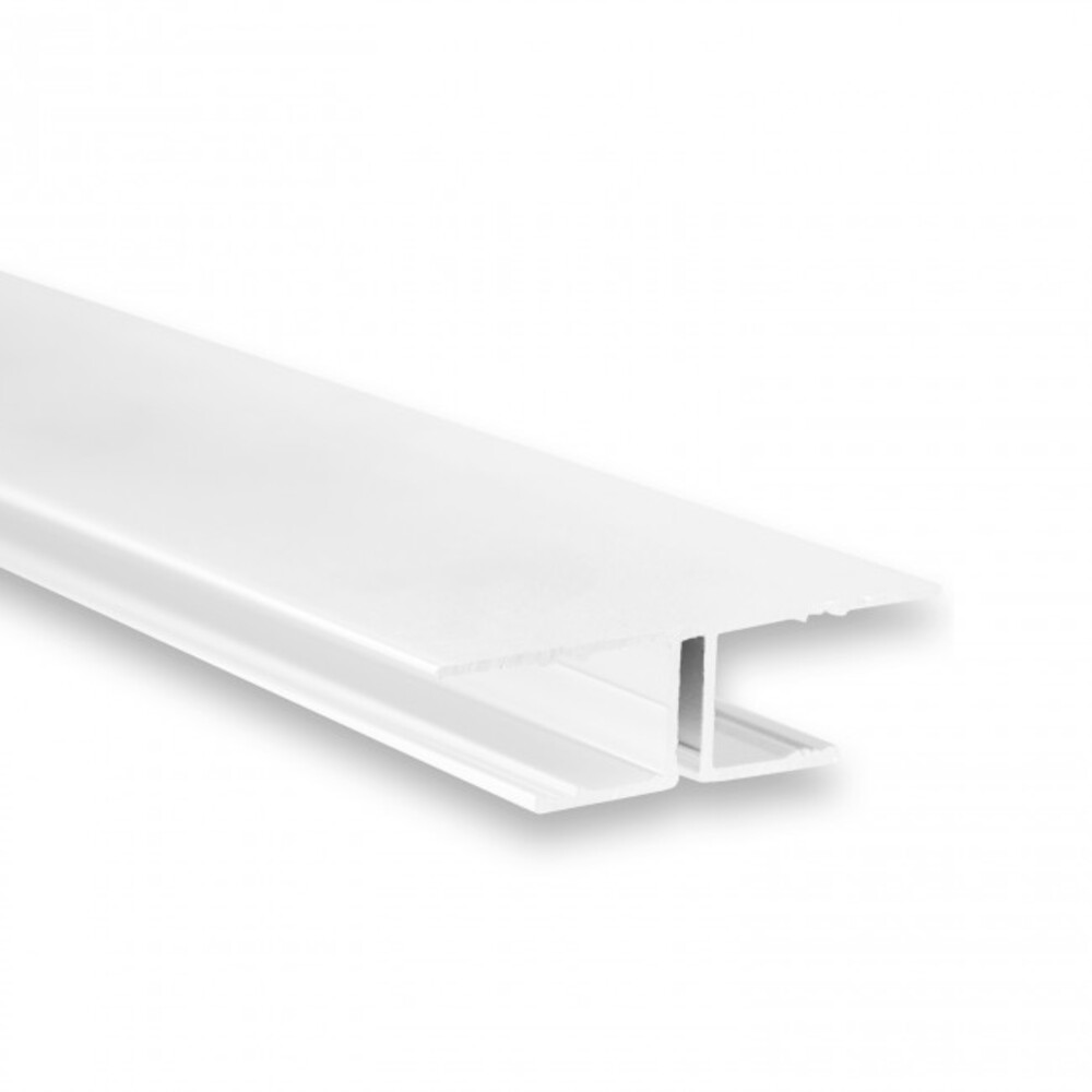 Elegantes weißes LED Profil von GALAXY profiles für Trockenbau