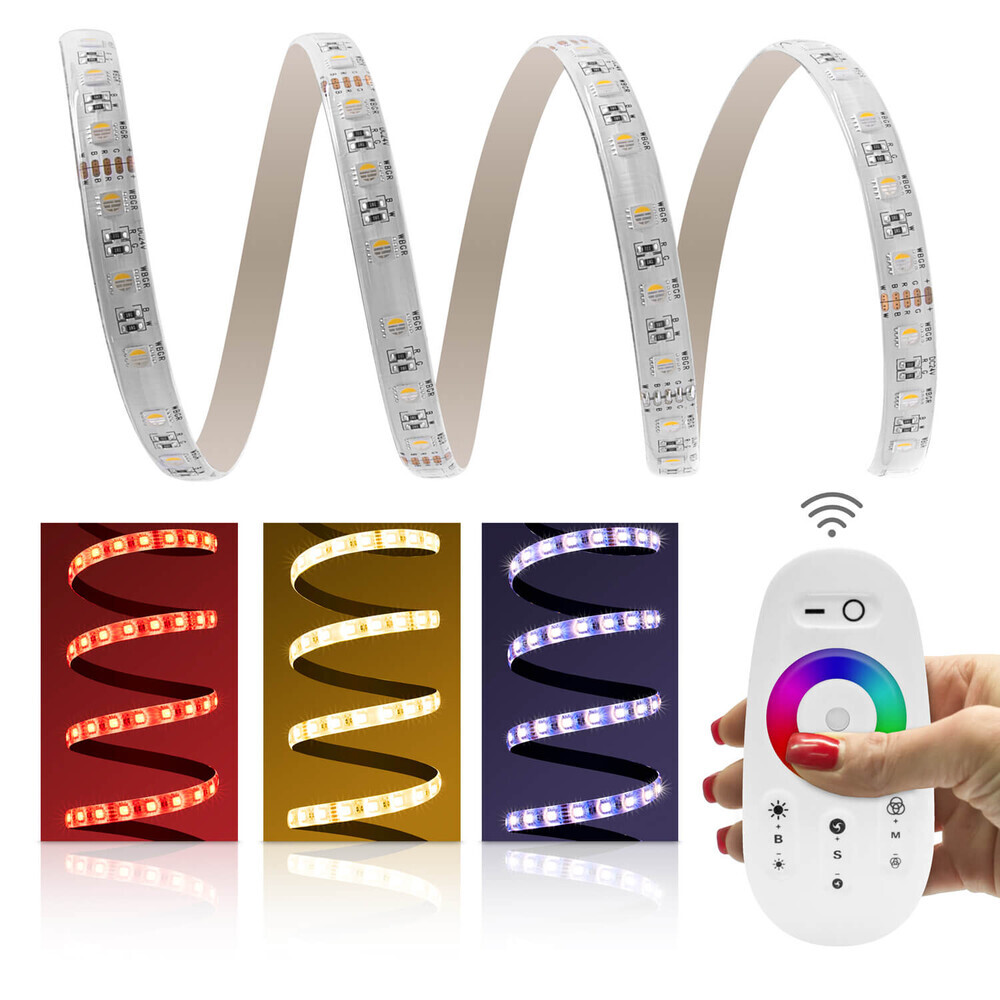 Premium LED Streifen von LED Universum mit RGBW-Farben, strahlend und leistungsstark