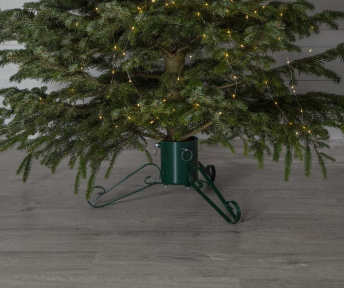 Hochwertiger Weihnachtsbaumständer in Granitgrün von Star Trading