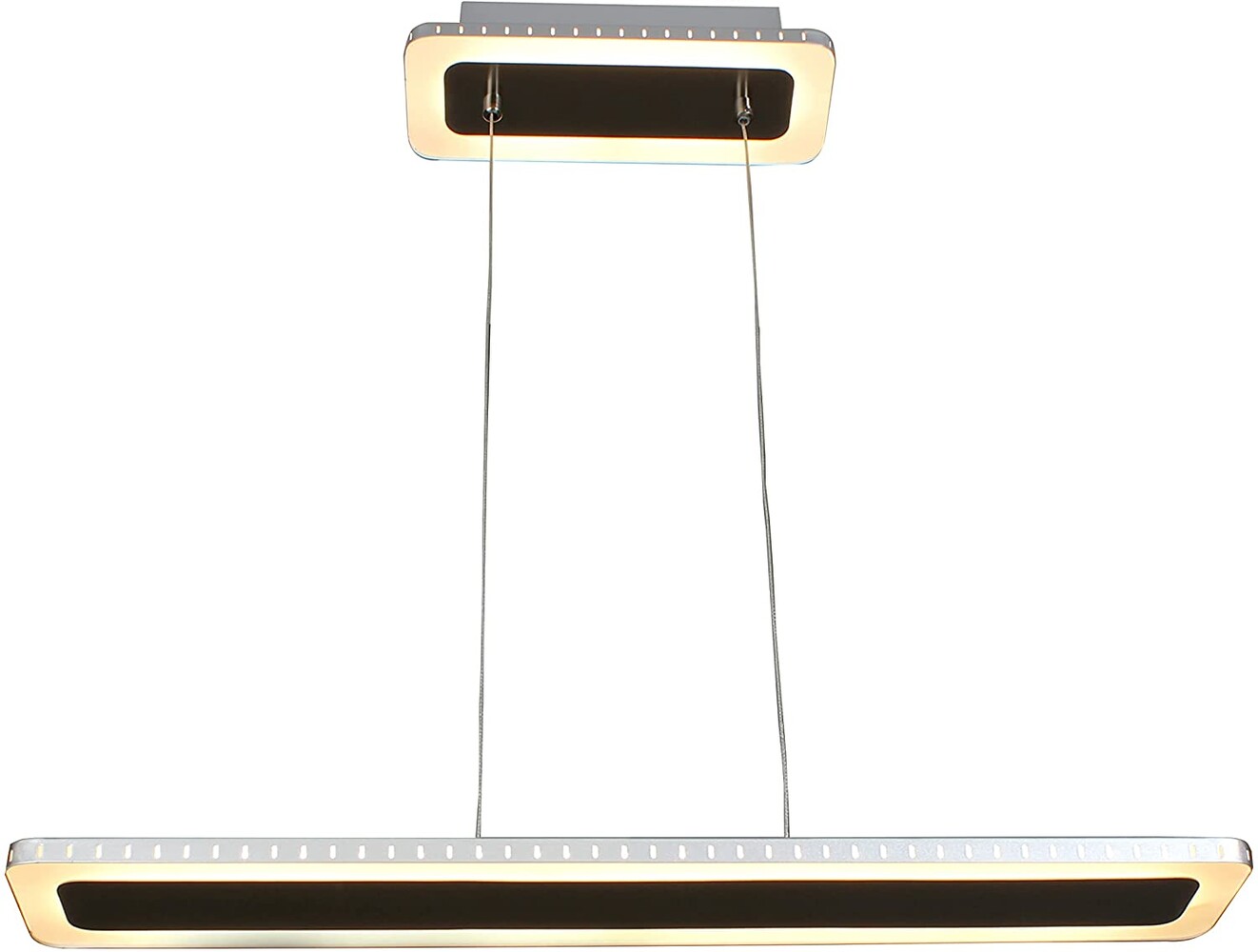 Faszinierende ECO-LIGHT Pendelleuchte in edlem Edelstahl mit innovativem 3-Stufen-Dimmer