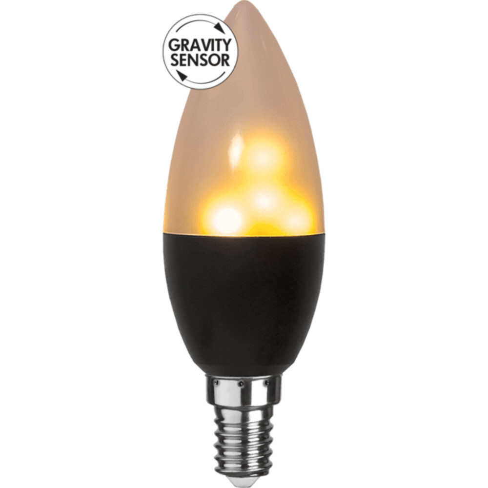 Starke LED-Leuchtmittel FlameLamp von Star Trading mit innovativem Richtungssensor und bezaubernder Amber-LED