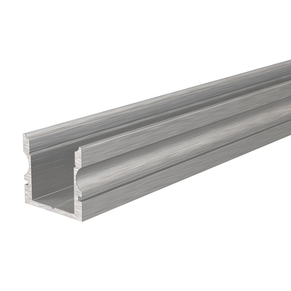 Silbernes, gebürstetes Deko-Light LED Profil in 1000 mm Länge