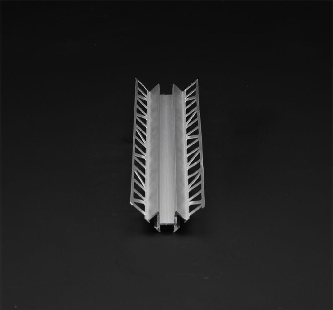 Qualitatives, silber gebürstetes Deko-Light LED Profil für 12 - 13,3 mm Stripes