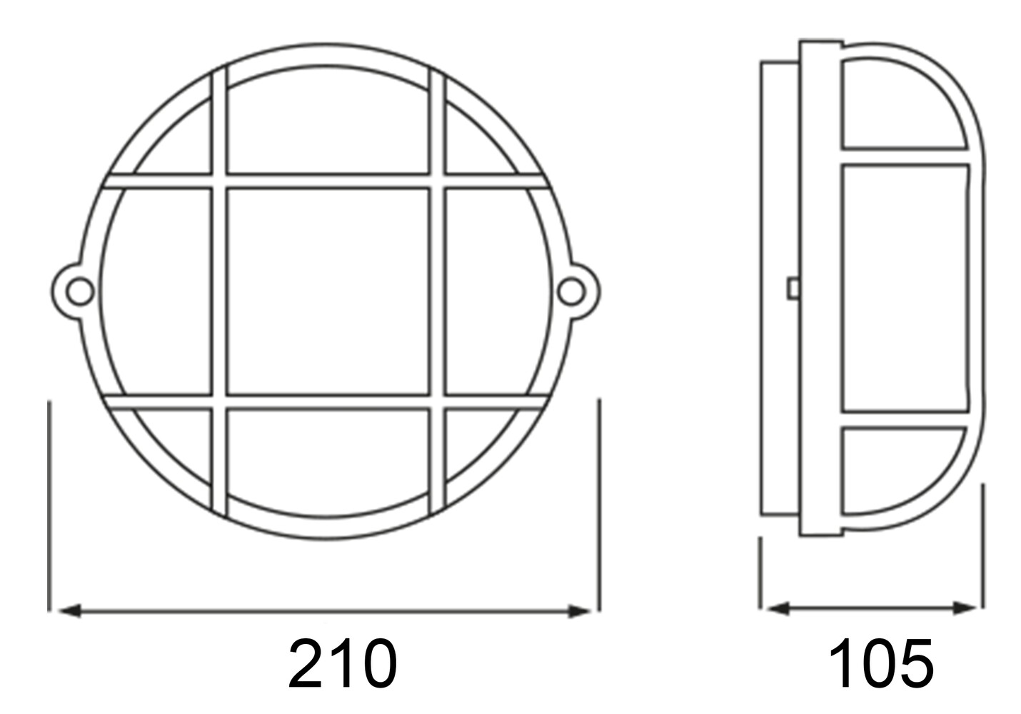 Stilvoller rund geformter Deckenstrahler von Deko-Light in modernem Grau