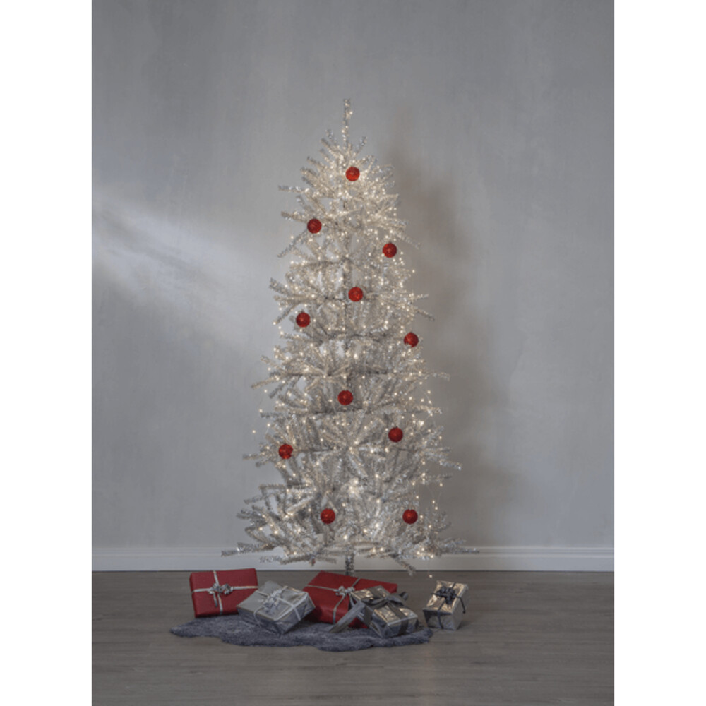 Glitzernder silberner Weihnachtsbaum von Star Trading