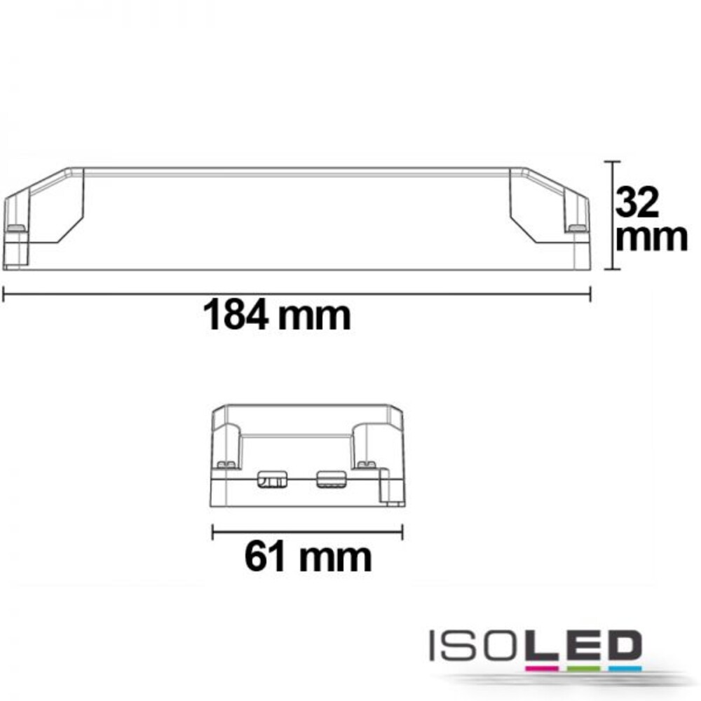 Hochleistungs-LED-Netzteil der Marke Isoled zur Spannungsversorgung