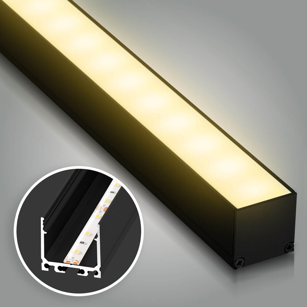 schwarze LED Leiste Basic Comfort von der Marke LED Universum