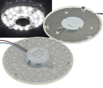 LED Umrüstmodul "UM18nw" für Leuchten, Ø180mm, 18W, 1650lm, 4000K, Magnethalter