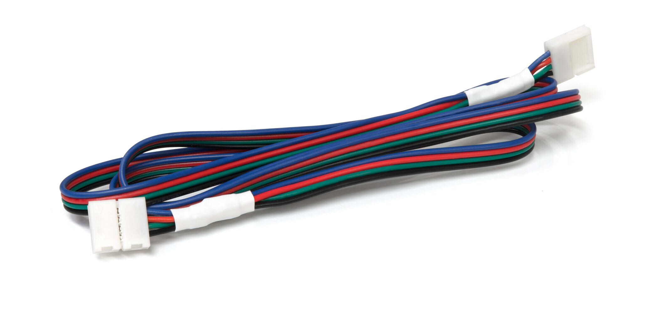 Hochwertiges 4-pol Verbindungskabel mit Schnellverbinder für RGB LED Streifen von LED Universum
