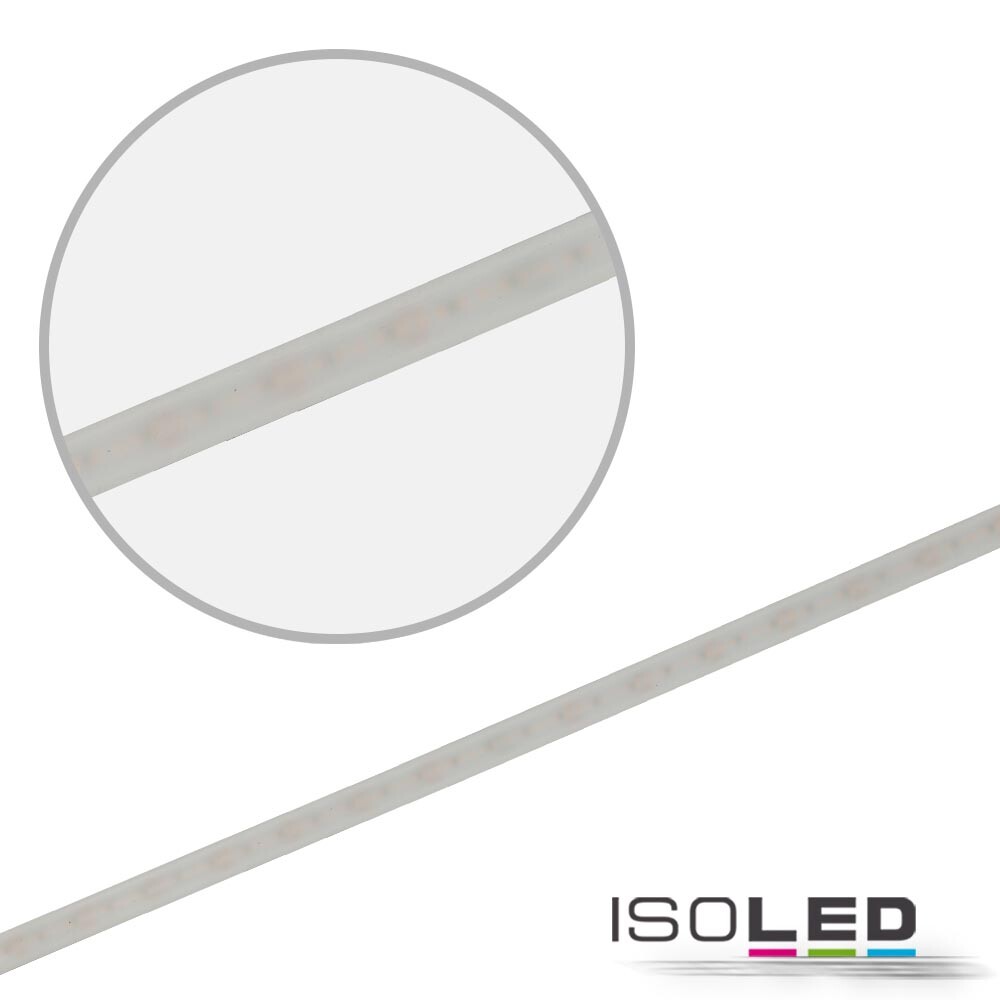 Hochwertiger LED Streifen von Isoled in neutralweiß mit milchiger Beschichtung