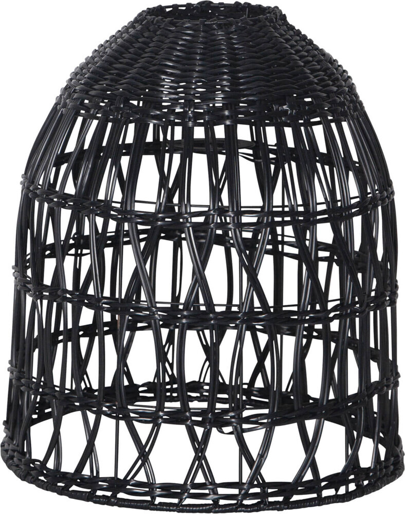 Stylischer schwarzer Lampenschirm von Star Trading geeignet für den Outdoor-Bereich