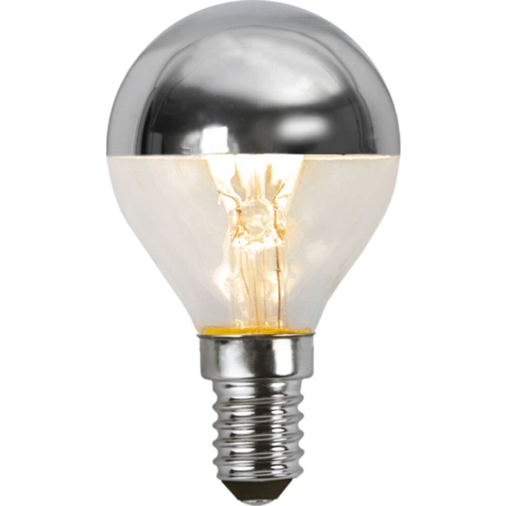 Glühendes silberkopfiges Filament Leuchtmittel von Star Trading mit einer warmen Farbtemperatur von 2700 K