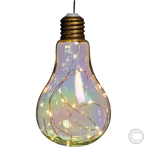 Glastropfenlampe 21cm 15 ww LED 45514 - 45514