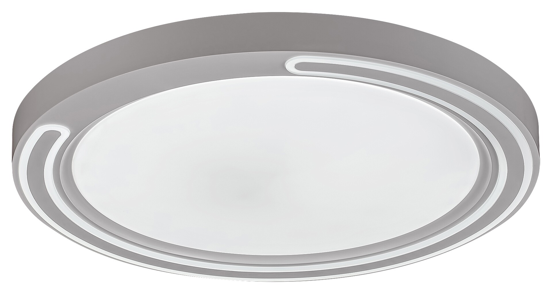 Deckenleuchte Triton 2249, 40W, 3200lm, Metall, weiß, rund, rgb, dimmbar, ø510mm