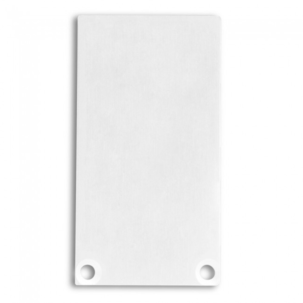 Hochwertige Endkappen von GALAXY profiles in weißem Aluminium
