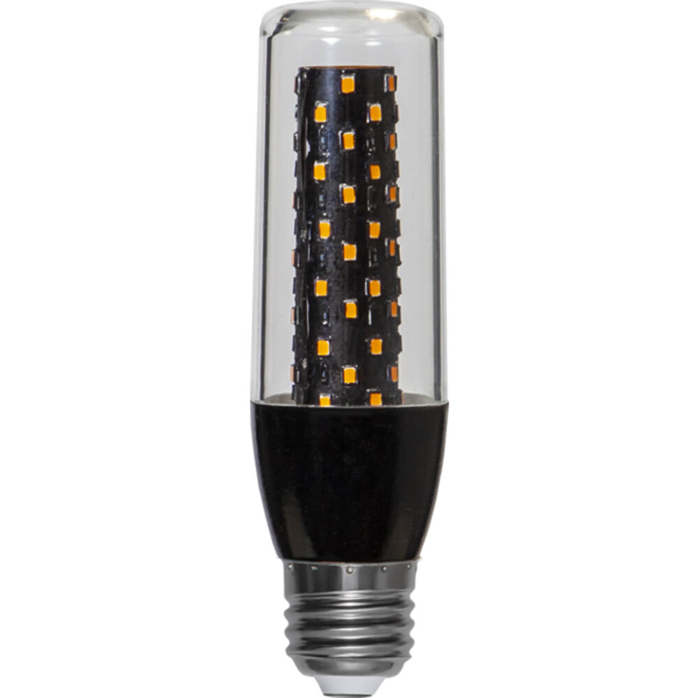Eindrucksvolles LED Leuchtmittel von Star Trading in stilvollem Schwarz mit innovativem Richtungssensor