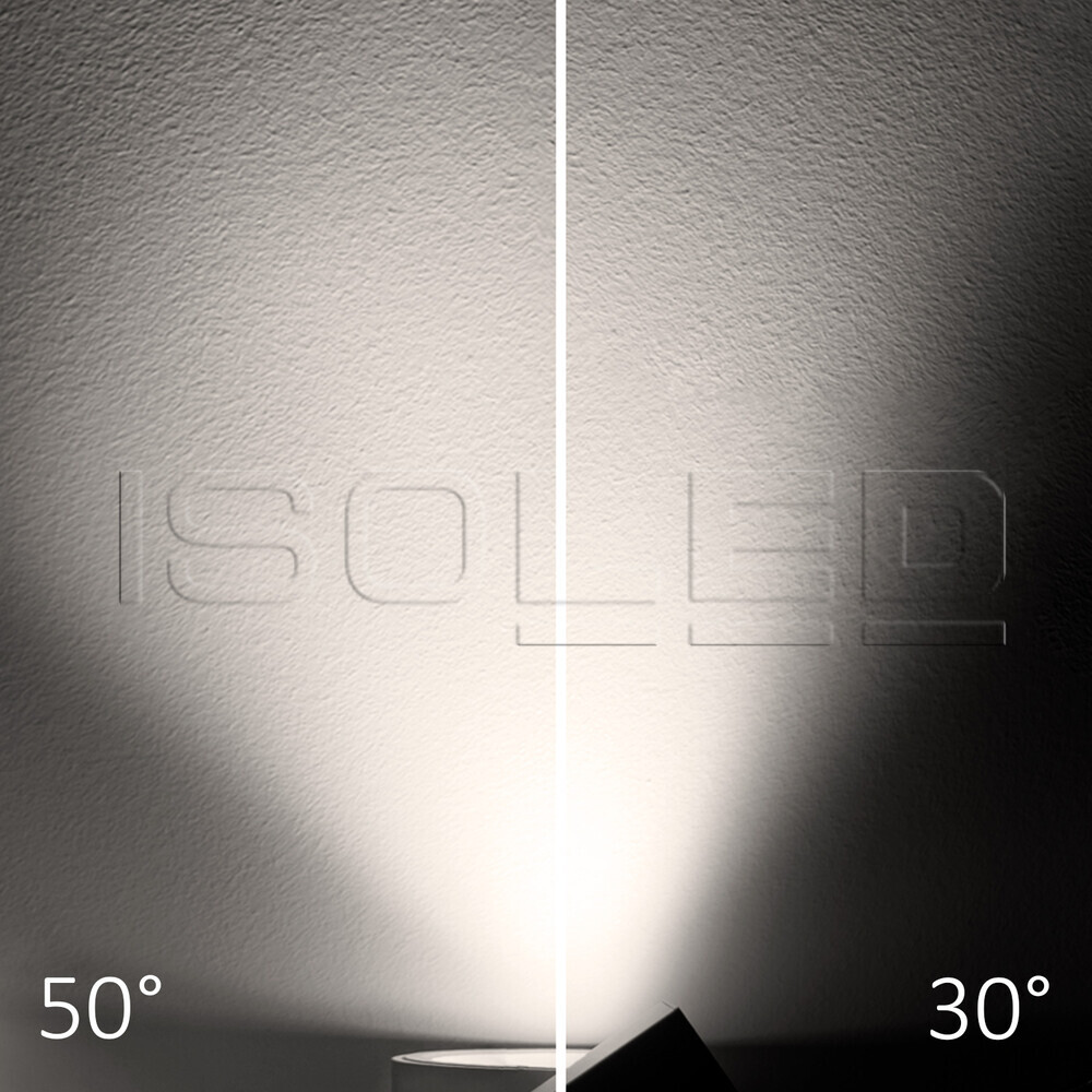 Ein schickes und fokussierbares Strahler- und Spot-Modell von Isoled