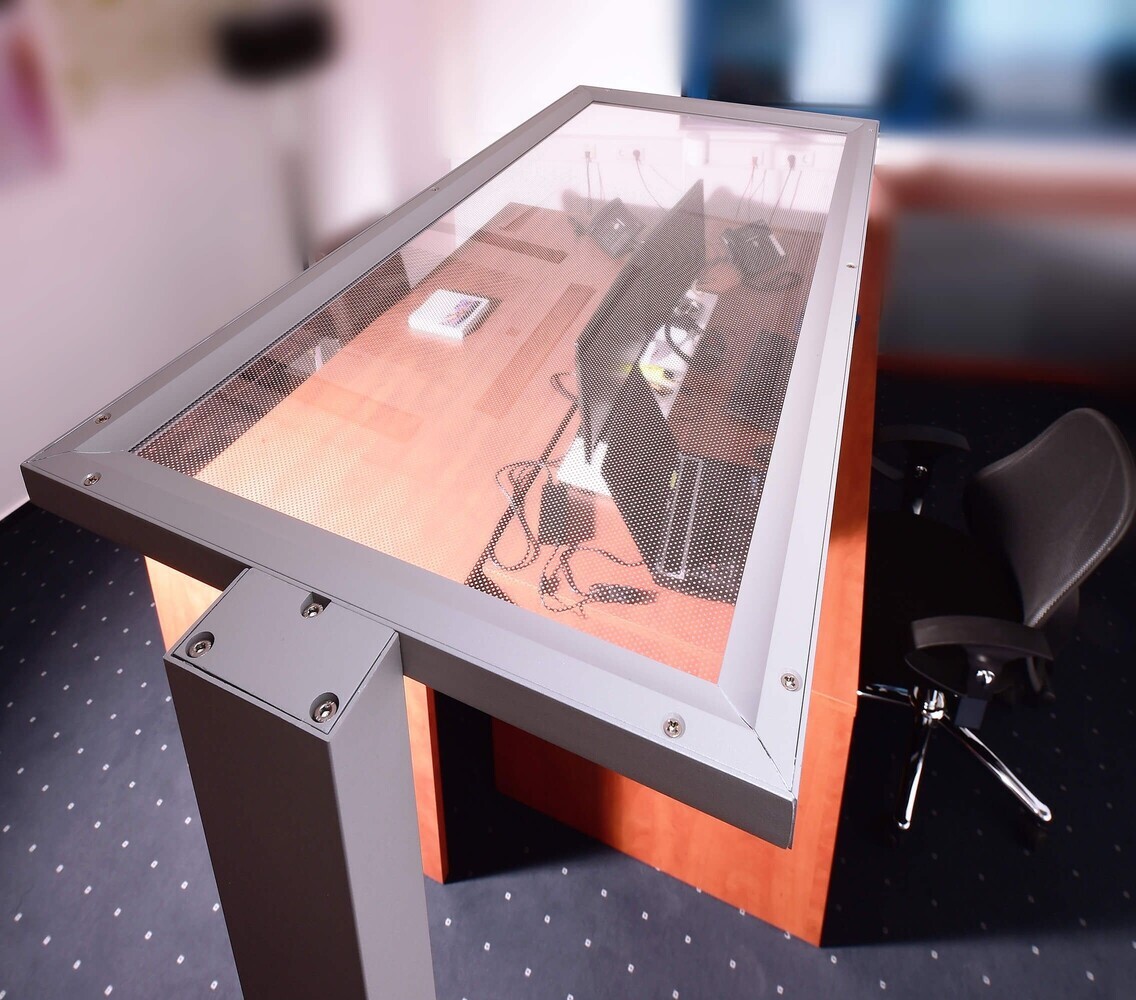 Deko-Light Stehlampe Office One Transparent dimmbar von LED Universum