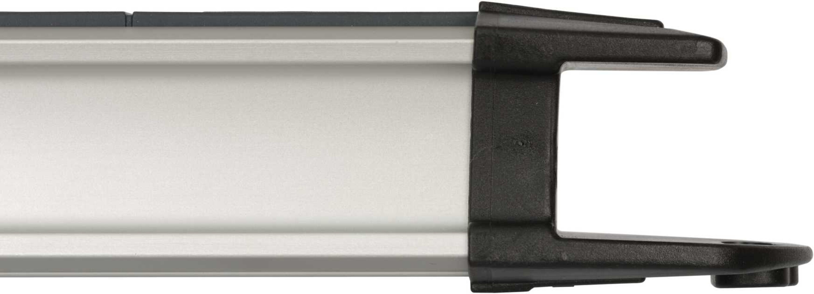 Hochwertige Premium Alu Line Steckdosenleiste von Brennenstuhl mit 12 Steckdosen, 2 Schaltern und 3m Kabel in der Farbe schwarz