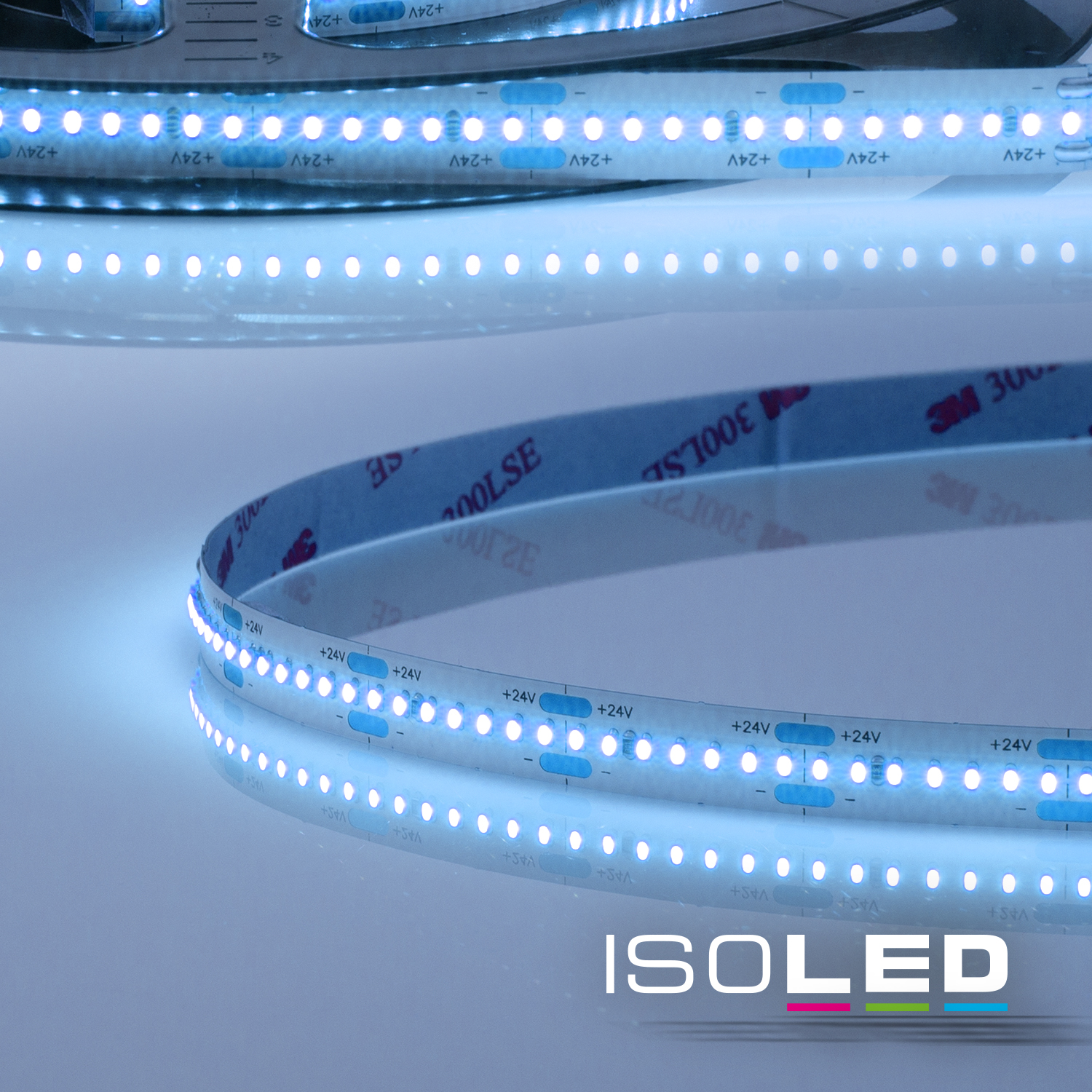 114051 LED CRI9B Linear10-Flexband, 24V, 15W, IP20, blau