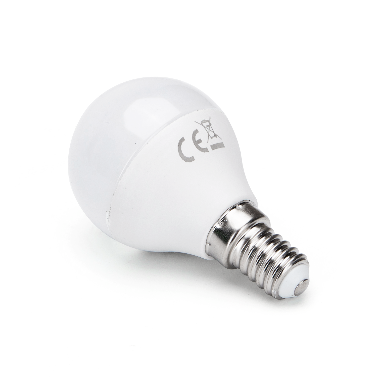 Smart LED Leuchtmittel Glühlampe 6,5W E14 RGB+CCT 2700-6500K 555lm Ø45x89mm (G45) WLAN WB App Google Alexa