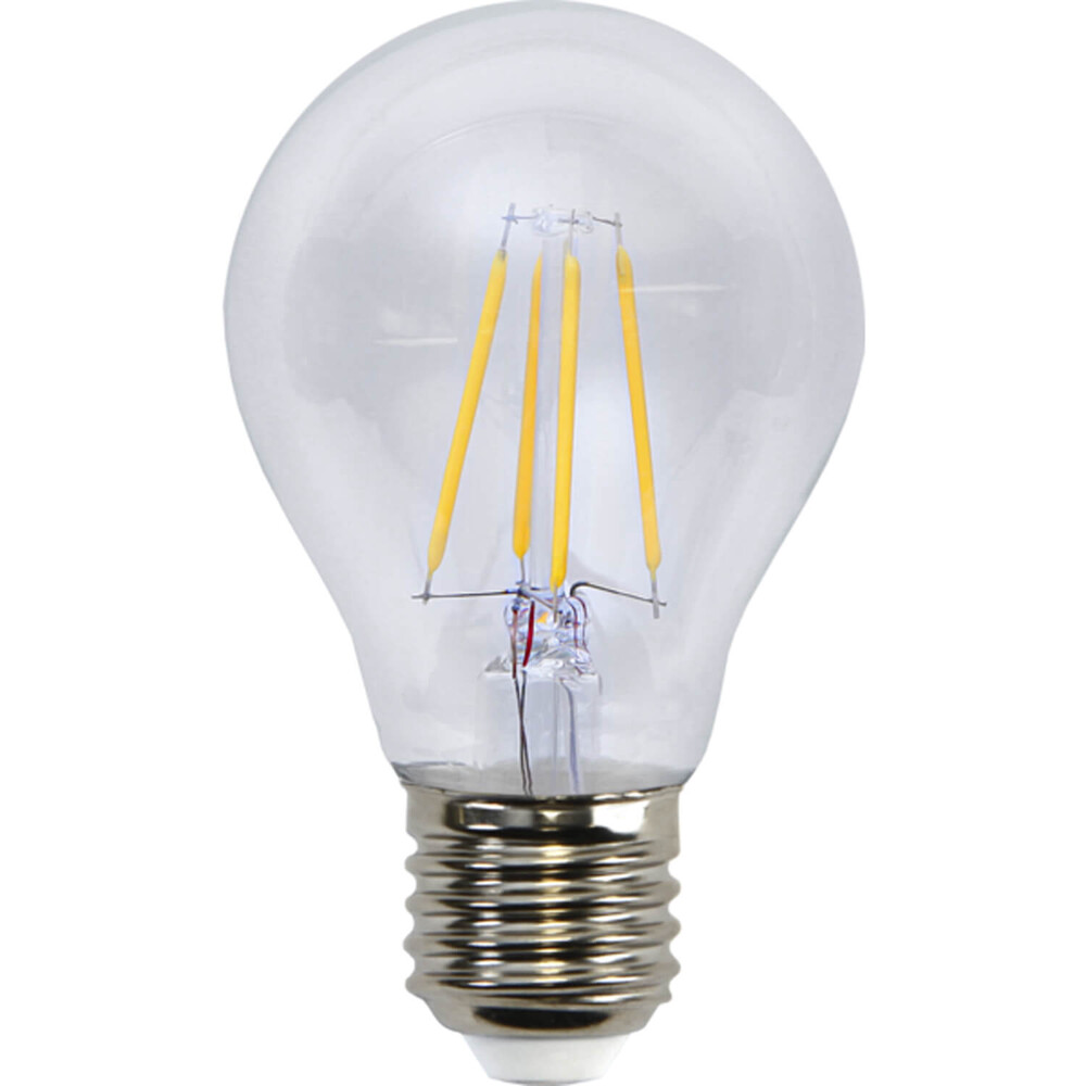 Hochwertiges LED Filament Leuchtmittel von Star Trading mit warmem, 2700K Licht