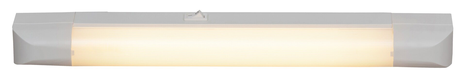 Arbeitsleuchte Band light 2301, G13, 10W, 2700K, 630lm, Metall, weiß, warmweiß, 39,5cm