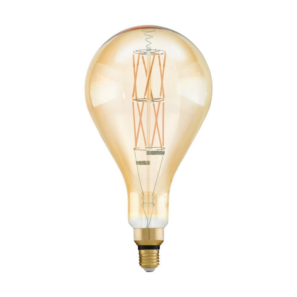 Hochwertiges Leuchtmittel von EGLO mit amberfarbenem Glas und brillanter Beleuchtung zu 2100K Temperatur