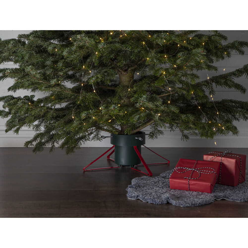 Dunkelgrüner und robuster Weihnachtsbaumständer aus dem Hause Star Trading