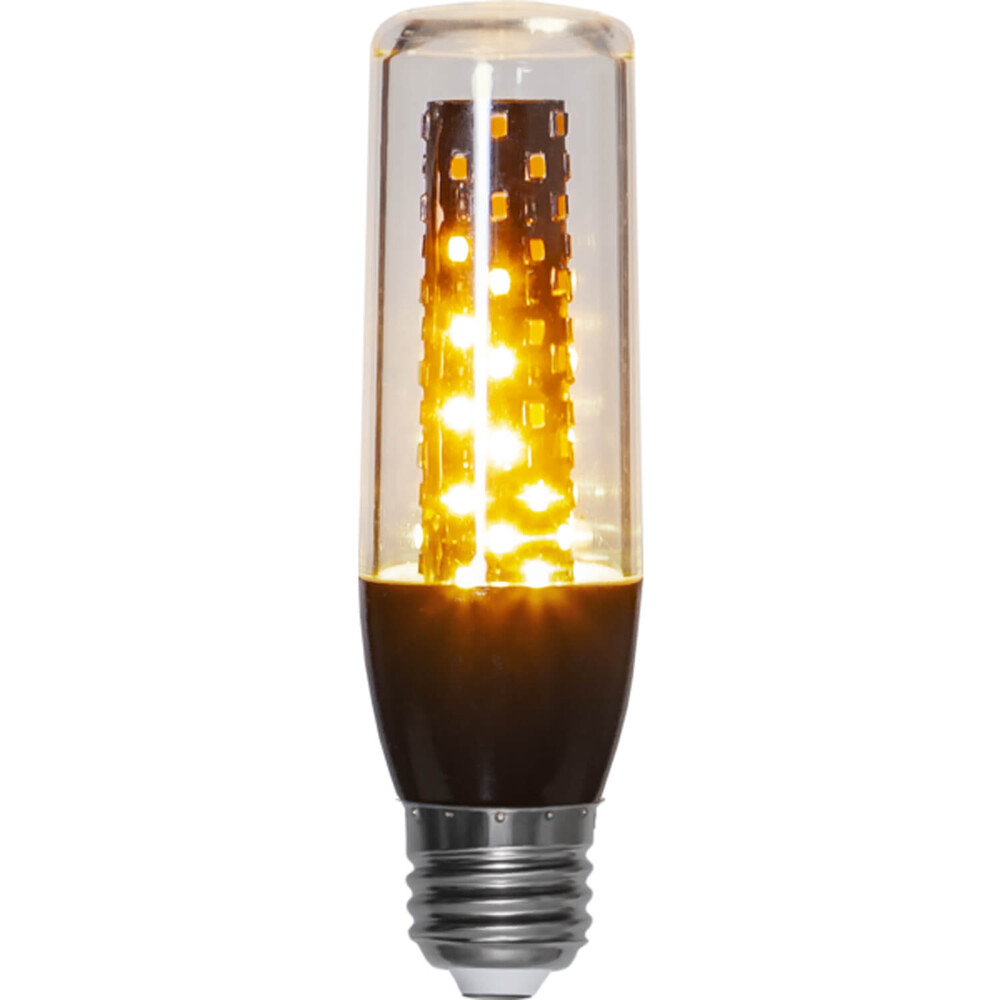 elegantes schwarzes LED-Leuchtmittel von Star Trading mit Richtungssensor und warmweißer Beleuchtung