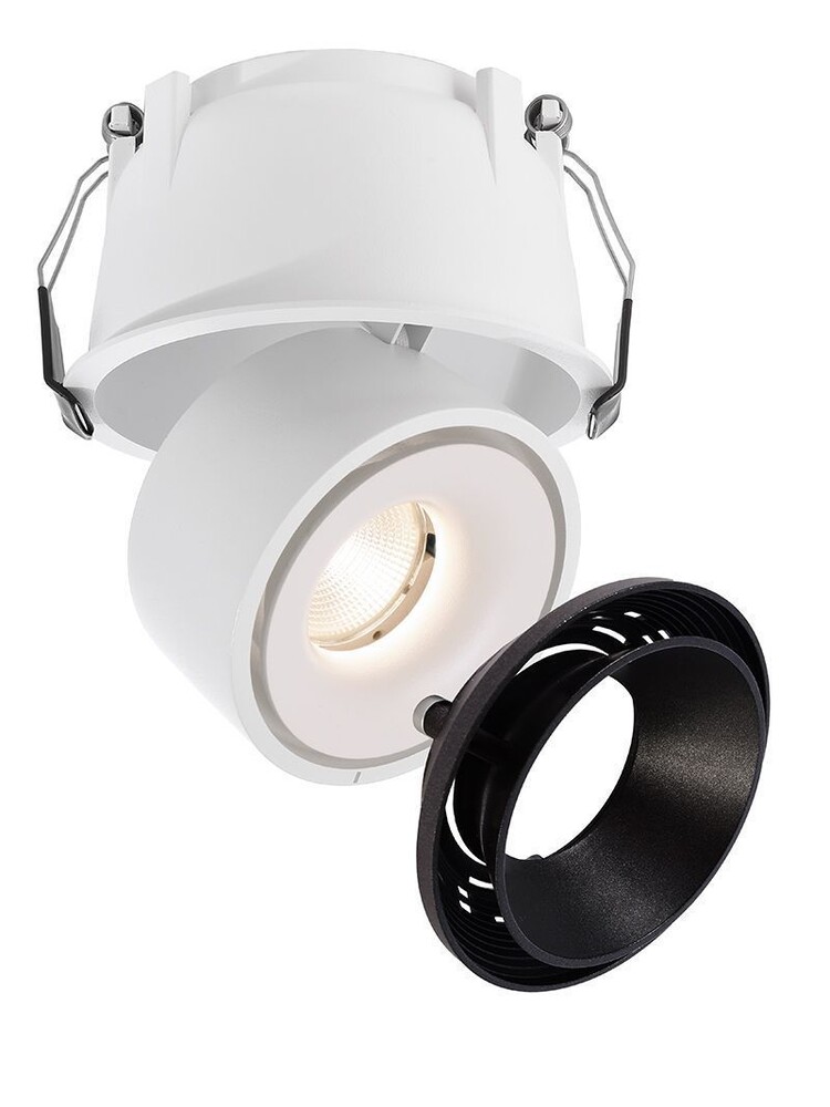 Schickes Deko-Light Zubehör Schwarz, auffällig durch Reflektor Ring und kompakt mit einer Höhe von 25mm