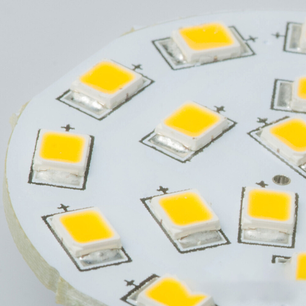 Neutralweiße LED von der Marke Isoled mit 21 SMD und seitlichem Pin