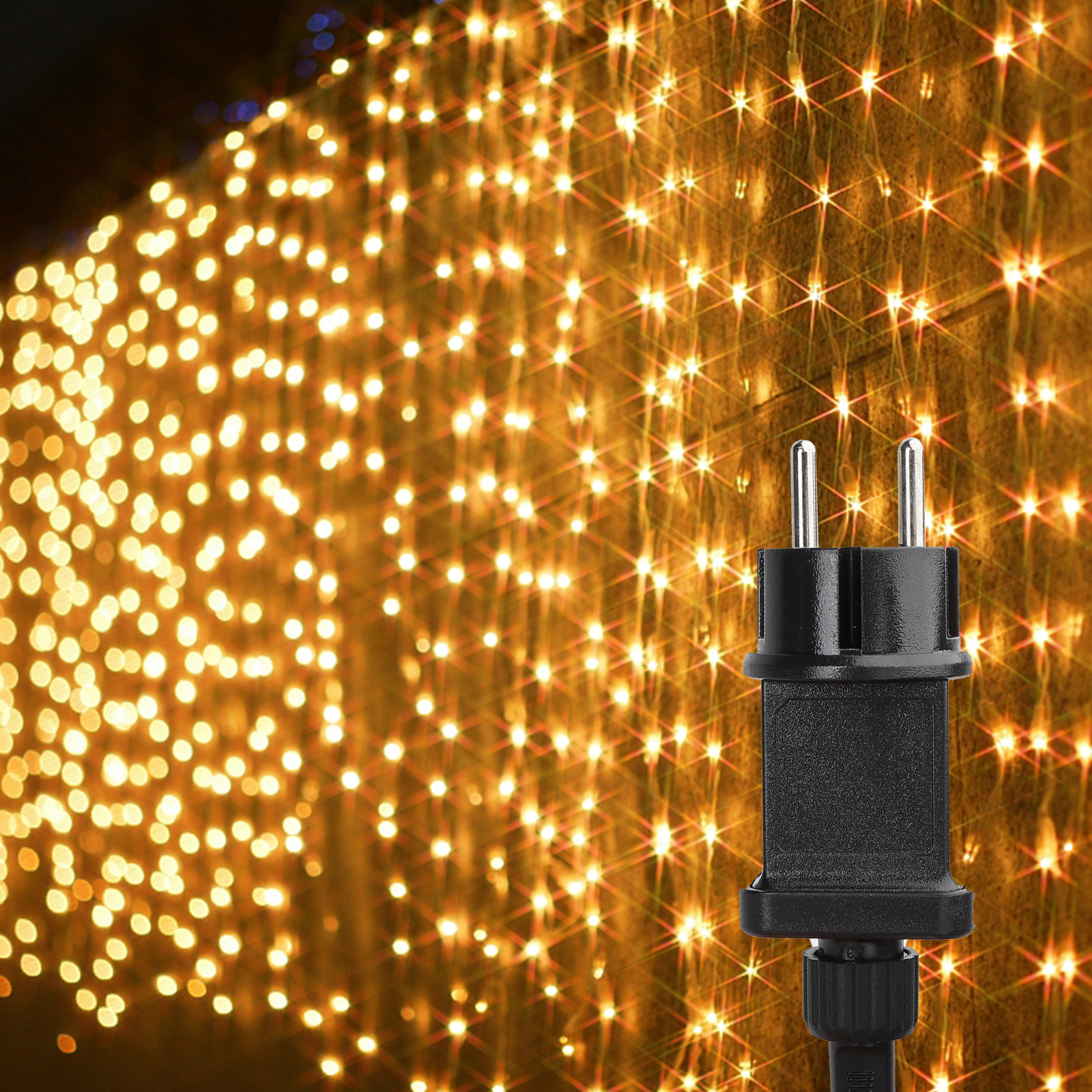 10m LED Lichterkette warmweiß mit 500 LEDs 