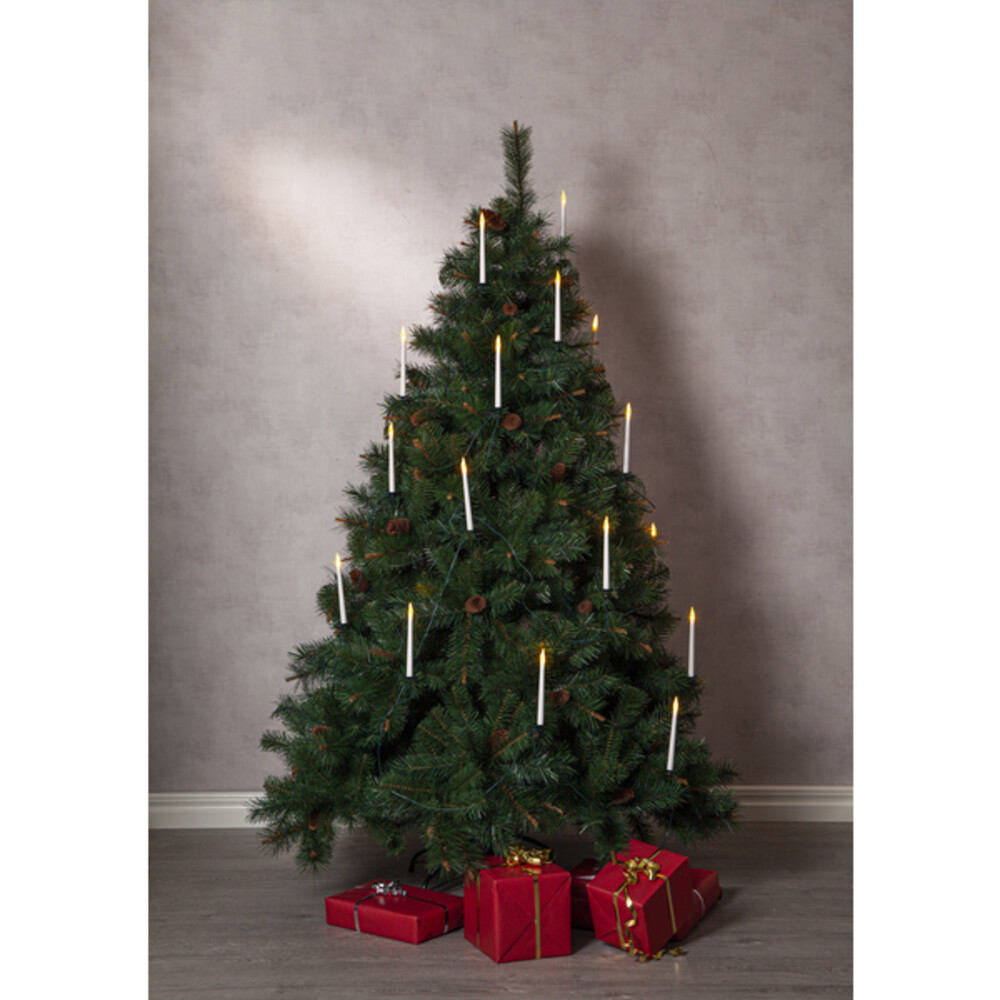 Exquisiter Weihnachtsbaum mit Tannenzapfen und Metallfuß, ideal für den Outdoor-Bereich, von Star Trading